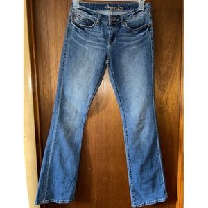 Low-Rise Bootcut Jeans